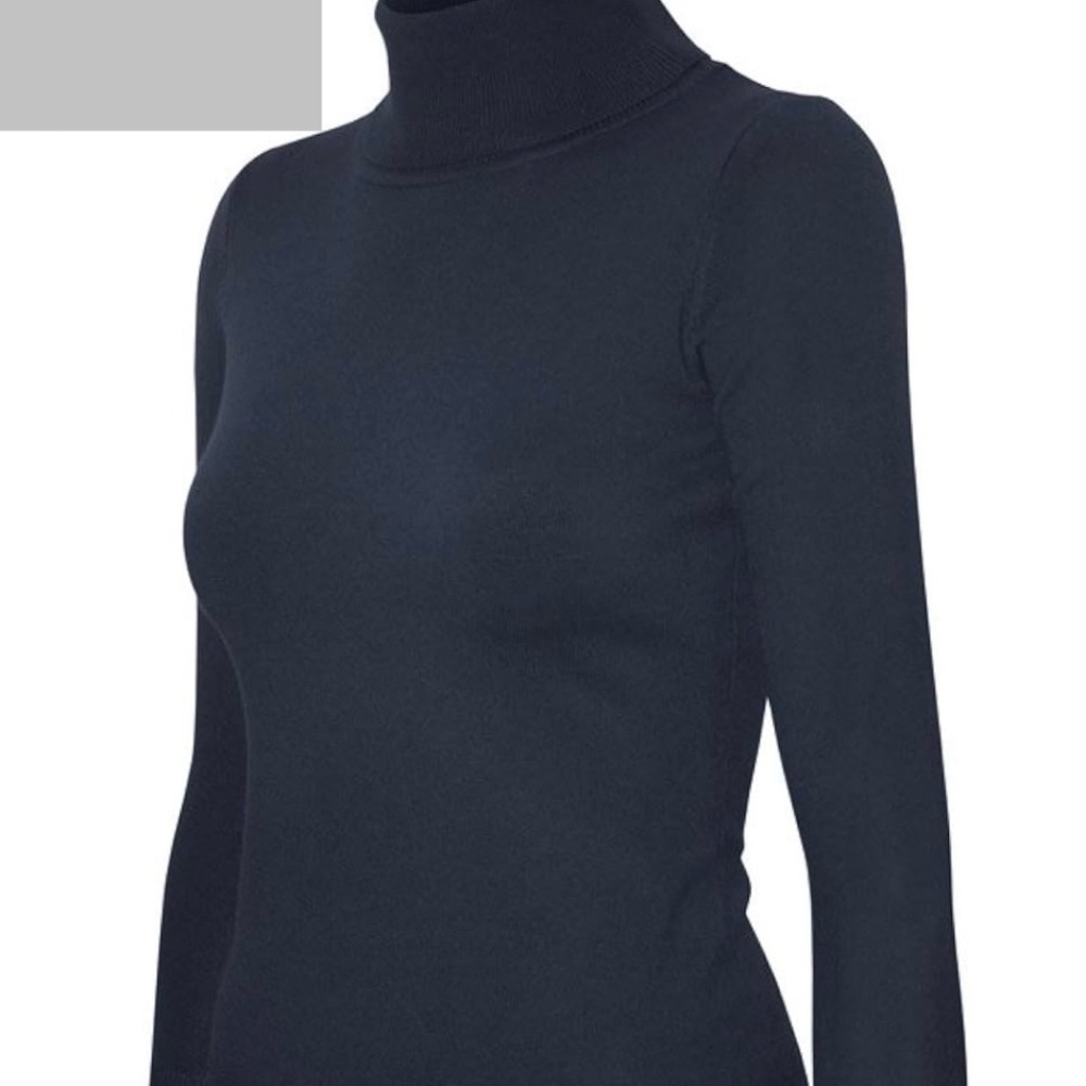 Ragaella turtle neck think sweater dark blue